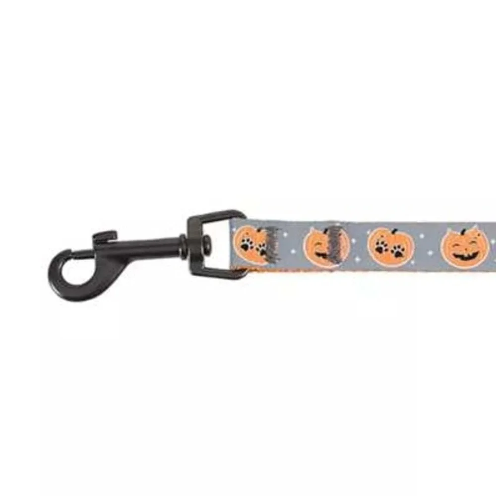 Thrills & Chills Reflective Cat Harness‎ & Leash Set Pumpkin Halloween Costume